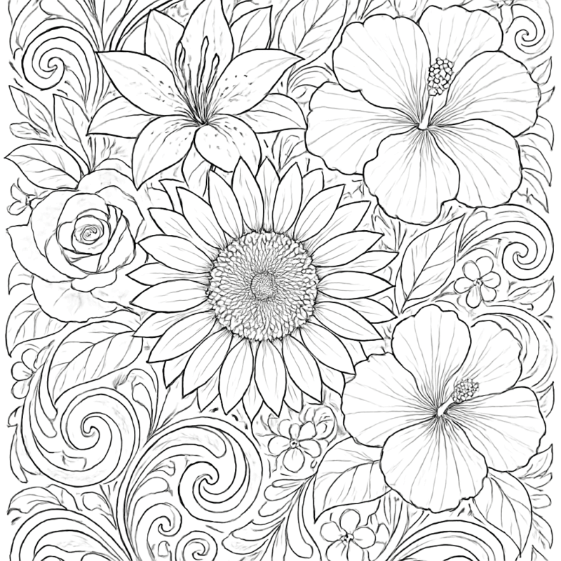ひまわりの花